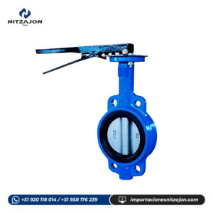 valvula mariposa con palanca